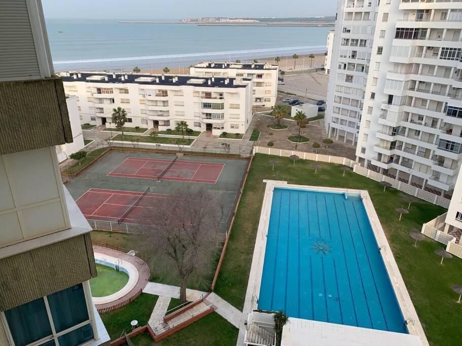 エル・プエルト・デ・サンタ・マリアAzvalia - Valdelagrana Mirador De La Bahia, Playa, Piscina, Parking, Vistas !アパートメント エクステリア 写真